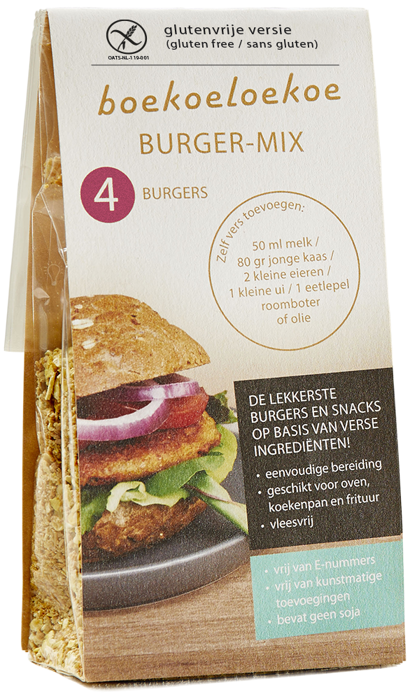  GLUTEN FREE - Mix for 4 burgers - Available again in early 2026